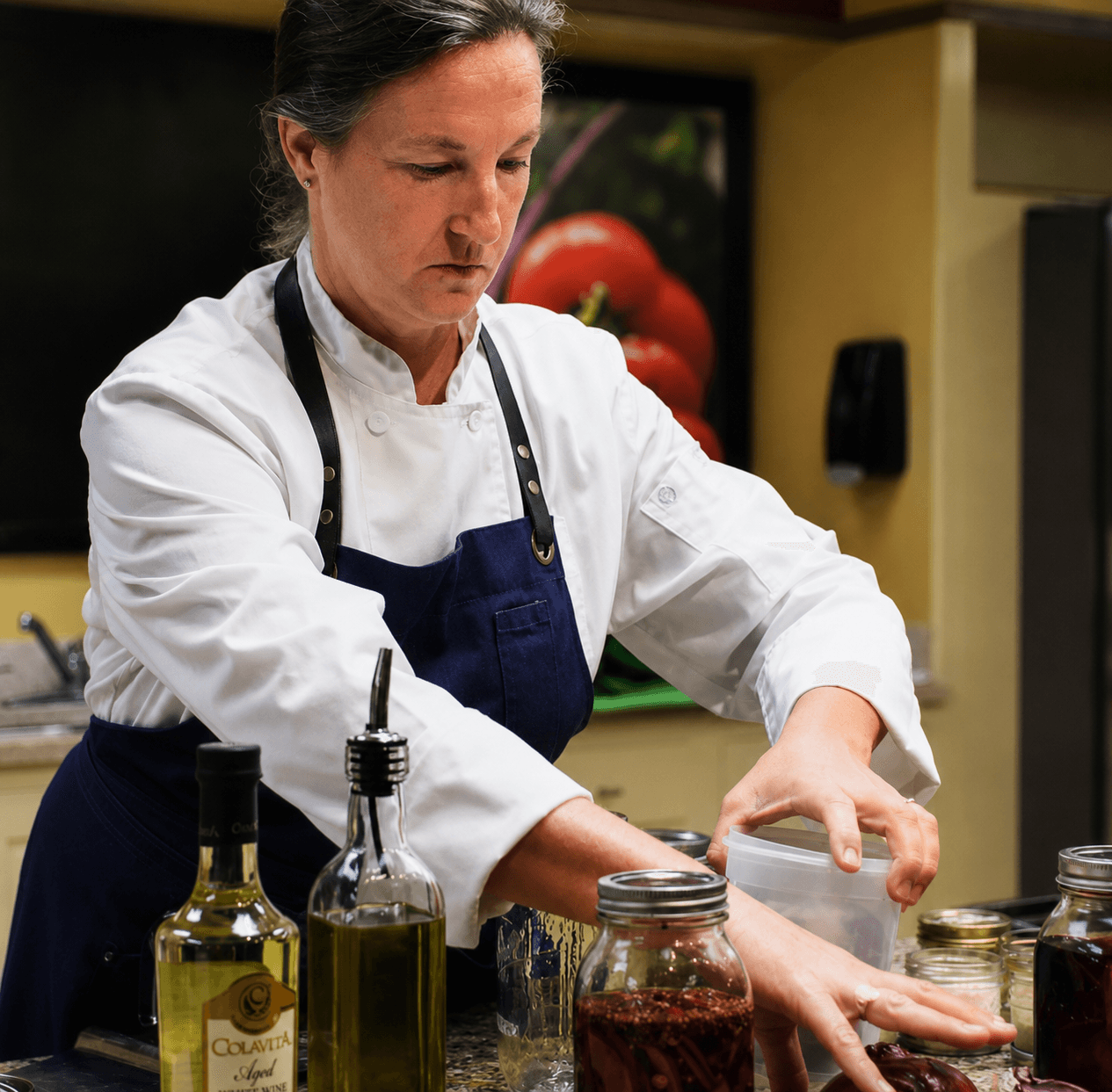 Boo Wells, chef and host of the Farm to Table Dinner Series